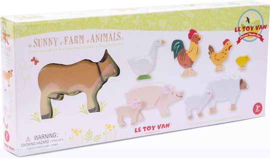 Le Toy Van Sunny Farm Animals για 3+ Ετών (Διάφορα Σχέδια)