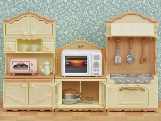 Epoch Toys Microwave Cabinet Sylvanian Families για 3+ Ετών
