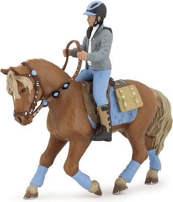 Papo Miniature Toy Young Rider Figure 30cm.