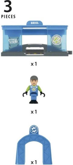 Brio Toys Smart Tech Railway Workshop Railroad Accessories for 3+ years+ Years