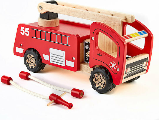 Pin Toys Mașinuță de Pompieri Vehicul de Pompieri pentru 3+ Ani