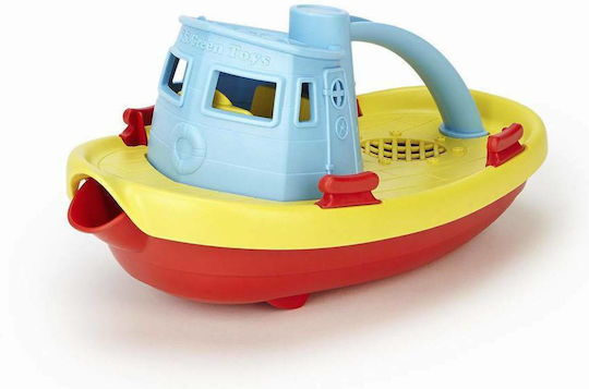 Green Toys Βαρκούλες Μπάνιου για 6+ Μηνών Tug Boat Blue