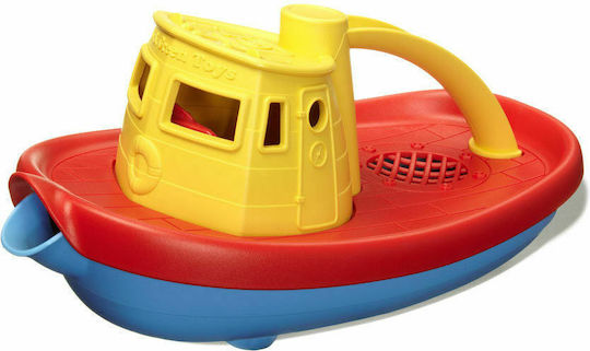 Green Toys Βαρκούλες Μπάνιου για 6+ Μηνών Tug Boat Blue
