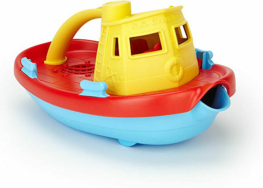 Green Toys Βαρκούλες Μπάνιου για 6+ Μηνών Tug Boat Blue