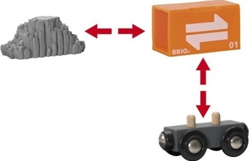 Brio Toys Gantry Crane Aus Holz Für 3 Plus Jahre 4Stück