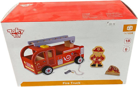 Tooky Toys Fire Truck Vehicle Toy Car