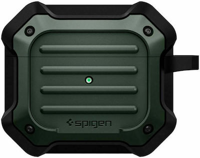 Spigen Tough Armor Hülle Silikon mit Haken Military Green für Apple AirPods 3