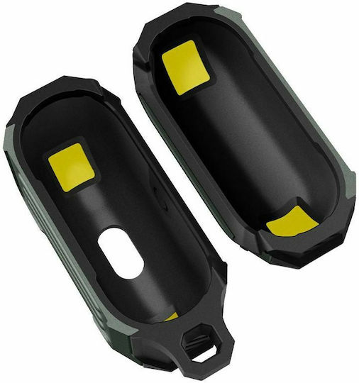 Spigen Tough Armor Silicone Case with Keychain Military Green for Apple AirPods 3