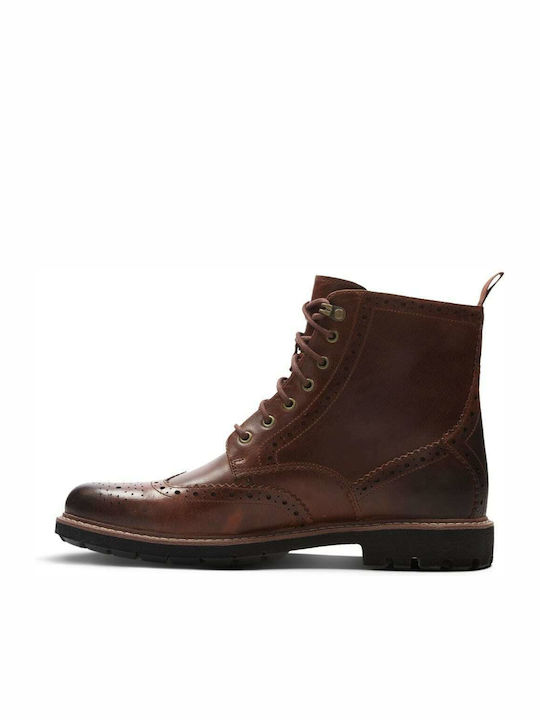 Batcombe Lord Leather Men's Boots Dark Tan