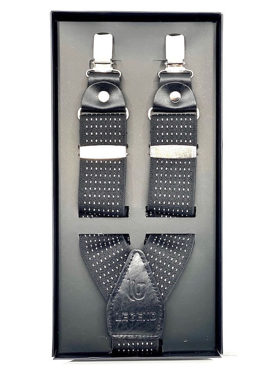 Legend Accessories Тиранти Отпечатани Черен