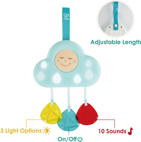 Hape Suspendata Jucărie Auto cu muzică Cloud Light