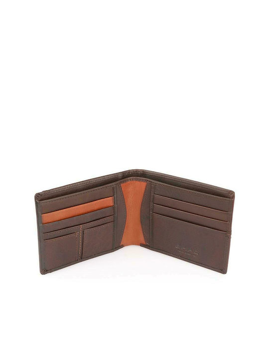 Beverly Hills Polo Club Men's Leather Wallet Brown