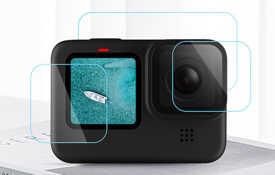 Telesin Ultra-Clear Glass Lens & LCD Screen Protector Screen Protector for GoPro Hero9 / Hero10 Hero 9 / Hero 10 / Hero 11