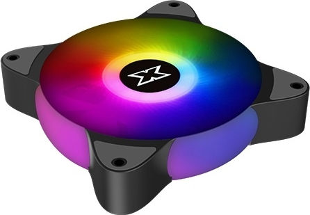 Xigmatek Galaxy III Essential Корпусен вентилатор 120мм с ARGB осветление и връзка 6-pin 3бр Черен
