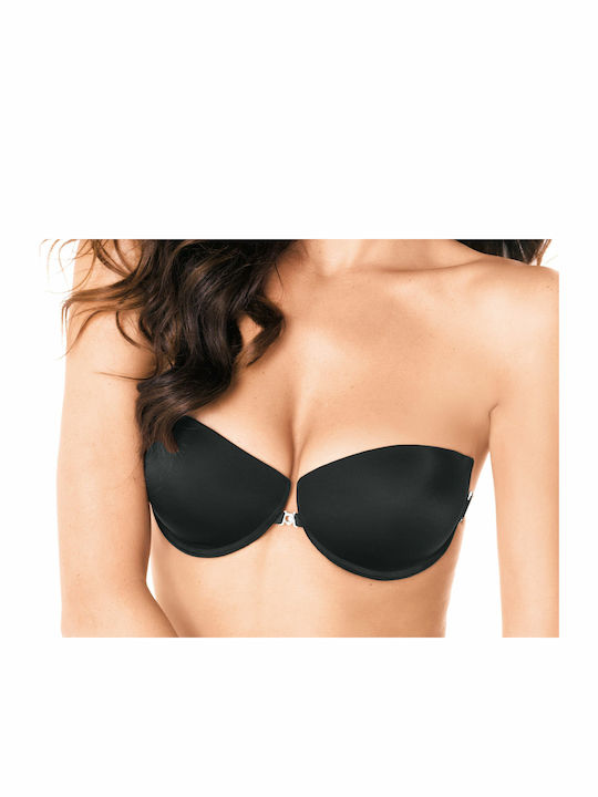 Lynette Μαύρο Strapless Σουτιέν χωρίς Ενίσχυση