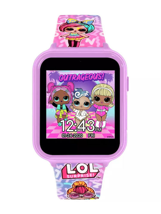 Disney Kids Digital Watch L.O.L. Surprise with Rubber/Plastic Strap Purple Disney Kids Digital Watch L.O.L. Surprise with Rubber/Plastic Strap Purple