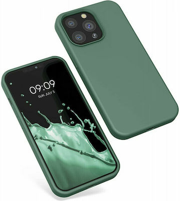 KWmobile Rubberized Задна корица Силикон Forest Green (iPhone 13 Pro - iPhone 13 Про) 55880.166