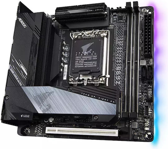 Gigabyte Z690I Aorus Ultra Wi-Fi Motherboard Mini ITX με Intel 1700 Socket