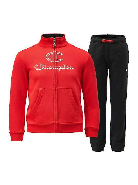 Champion Kids Sweatpants Set Red 2pcs