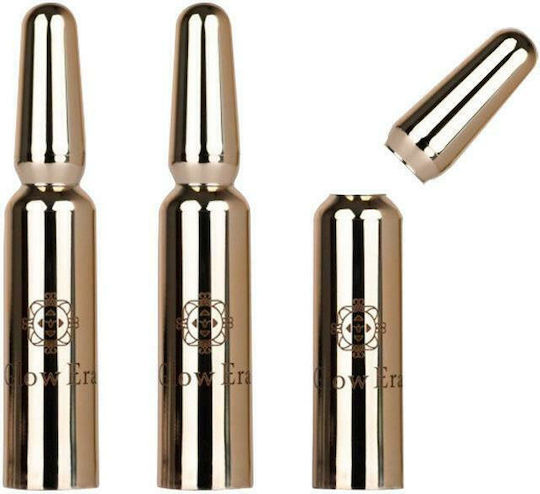 Glow Era Helix Aspersa Moisturizing & Anti-aging Serum Face with Snail Secretion & Hyaluronic Acid for Radiance & Firming 14x1.5ml