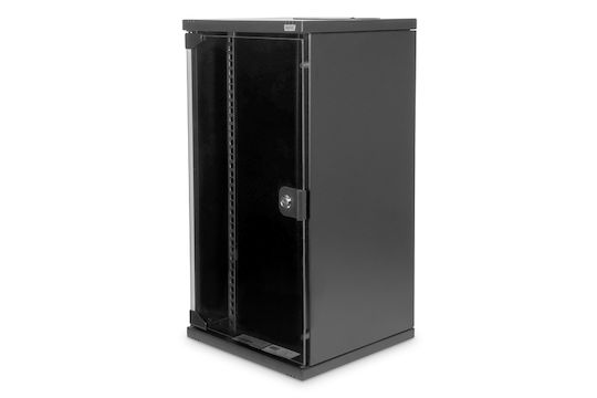 Digitus Wall Mounted Rack Cabinet 12U 31.2x30x59.2cm Black DN-10-SET-3-B