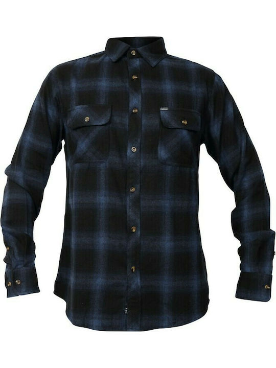 Emerson Men's Shirt Long Sleeve Cotton Checked ...