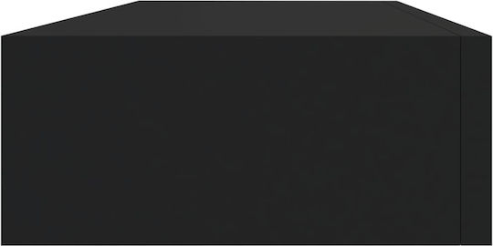 Ράφια Μαύρο (2τμχ) 60x23.5x10εκ.
