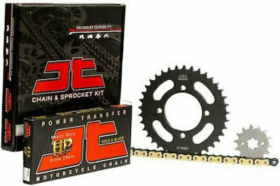 JT Sprockets Chain & Sprocket Kit (12-42-420HPGB) for Honda GLX