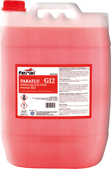 Auto Gs Lichid De Răcire Pentru Motorul Mașinii Paraflu G12 -30°C Culoare Roz 20lt