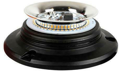 Lampa Auto-Leuchtturm LED 12 / 24V 15cm mit Orange Beleuchtung