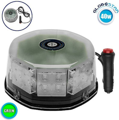 GloboStar Car Beacon LED 10 - 30V Waterproof 13cm with Green Lighting 34233