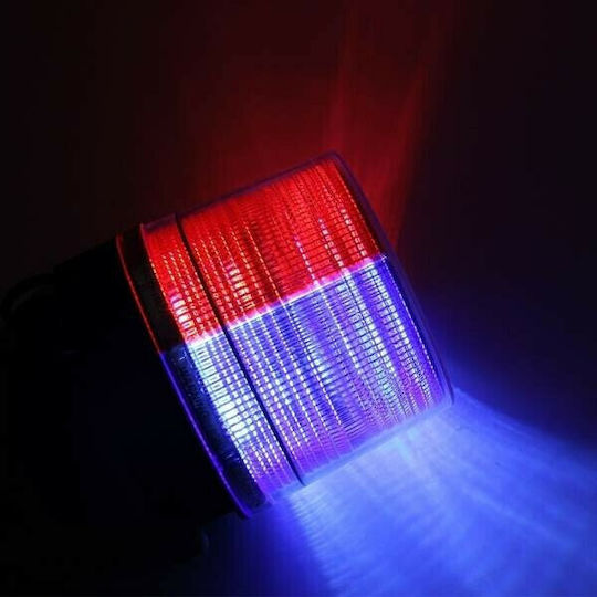 Car Beacon LED 12 / 24V Waterproof with Red / Blue Lighting
