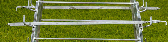 Inox Barbecue Spit for Lamb 90cm