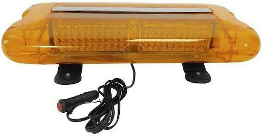GloboStar Car Signaling Bar LED 10 - 30V Waterproof 58.5cm with Orange Lighting