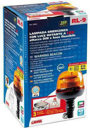 Lampa Auto-Leuchtturm LED 12 / 24V mit Orange Beleuchtung