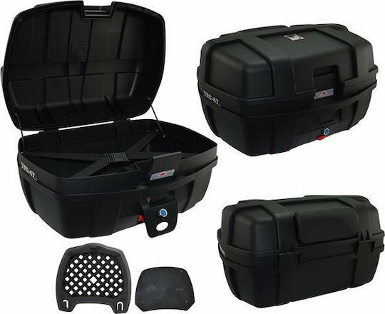 TEC Motorcycle Top Case 47lt Black