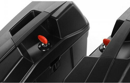 Givi Monokey Motorcycle Hard Side Case Set 22lt in Black Colour