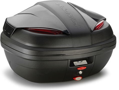 Kappa Moto K47N Manta Monolock Motorcycle Top Case with Red Reflectors 47lt Black Checkmate