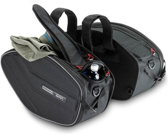 Givi Motorcycle Saddle Side Bag Set 30lt in Black Colour