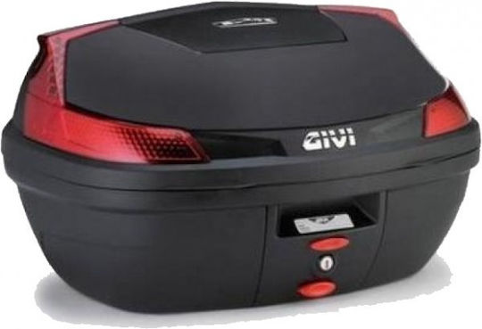 Givi B47N Blade Monolock Мотоциклетен Куфар с Червени Отразители 47л Черен