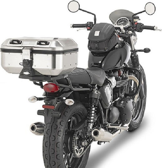 Givi Trekker Dolomiti DLM30 Monokey Μπαγκαζιέρα Μοτοσυκλέτας Αλουμινίου 30lt Ασημί