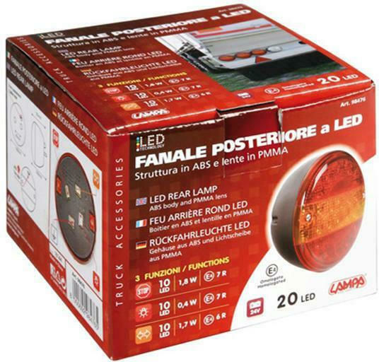 Lampa Set Lumini Trailer LED cu șuruburi 12 / 24V 1buc