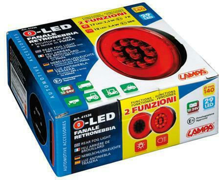 Lampa Φως Τρέιλερ LED Αδιάβροχο O-led με Βίδες 12 / 24V 1τμχ