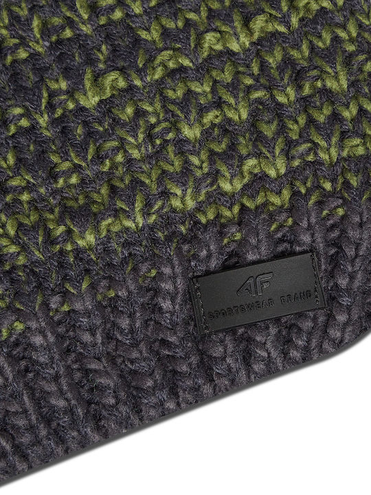 4F Knitted Beanie Cap Green H4Z21-CAM010-43S