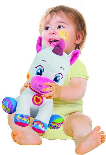 Baby Clementoni Ζωάκι Τζενάκι το Μονοκεράκι από Ύφασμα με Μουσική για 6+ Μηνών