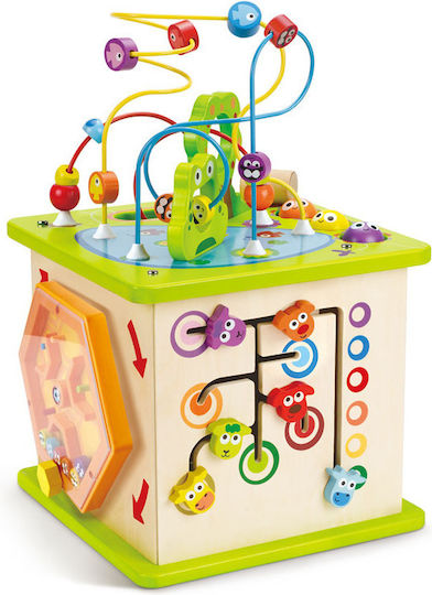 Hape Activity Cube Country Critters Play Cube made of Wood with Sounds for 12++ Months