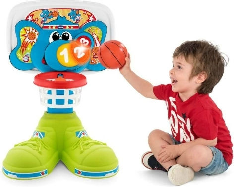 Chicco Baby Toy Happy Basketball Hoop with Music for 12++ Months