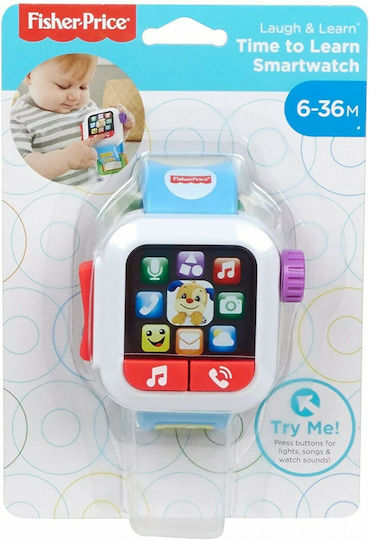 Fisher Price Βρεφικό Παιχνίδι Laugh & Learn Εκπαιδευτικό Smartwatch με Ήχους για 6+ Μηνών