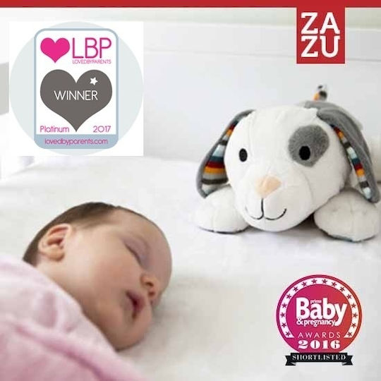 Zazu Sleep Toy Dex made of Fabric with White Noise and Cry Sensor for 0++ Months
