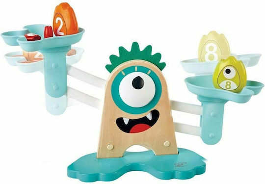 Hape Baby Toy Monster Math Scale made of Wood for 36++ Months